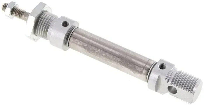 Vérin ISO 6432, double effet, piston 12mm,course 25mm