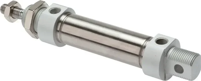 Vérin ISO 6432, double effet, piston 25mm,course 25mm -Eco-Line