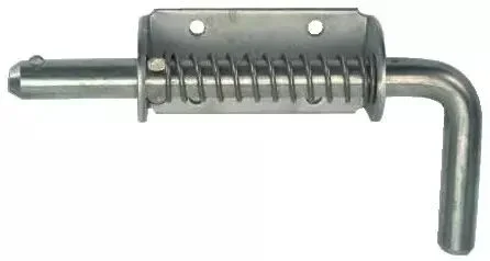 Verrou à ressort zingué 10 mm