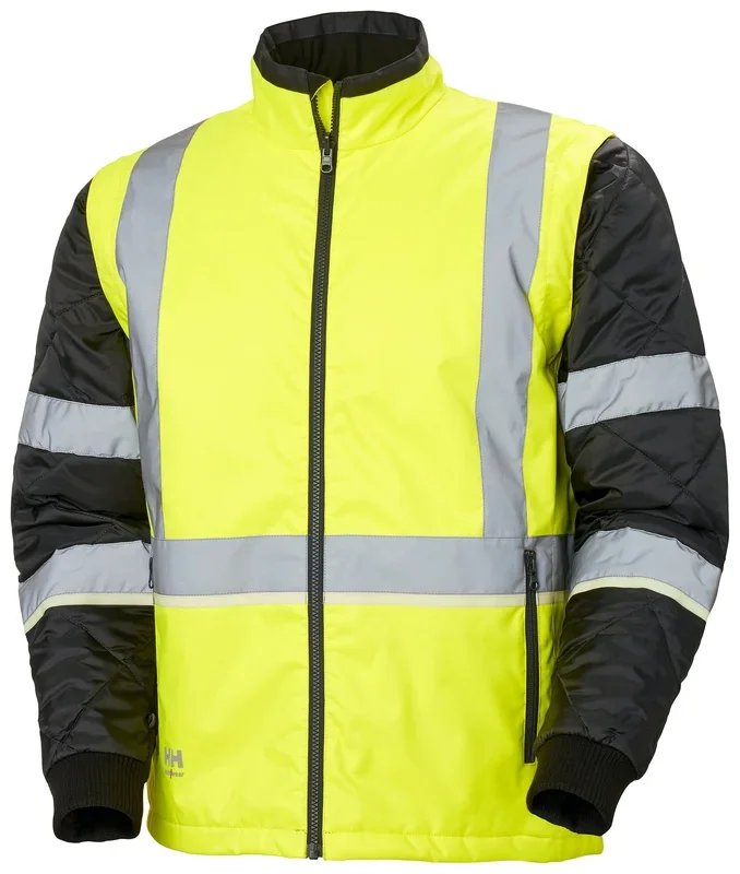 Veste haute visibilité Helly Hansen , Noir/Vert/Blanc/Jaune, taille M, Unisexe