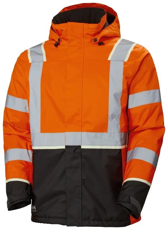 Veste haute visibilité Helly Hansen Respirant, Imperméable, Noir/Vert/Blanc/Jaune, taille S, Unisexe