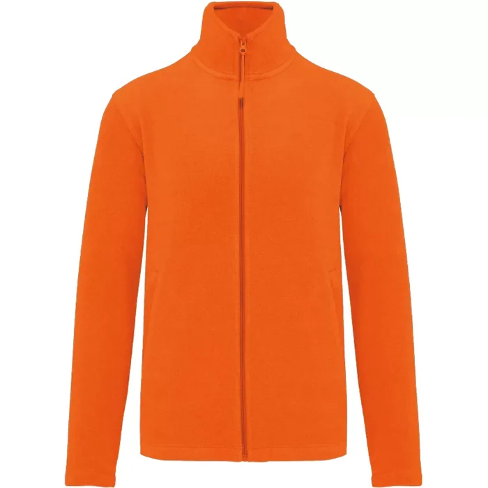 Veste micropolaire zippee Falco 2 poches zipees Orange