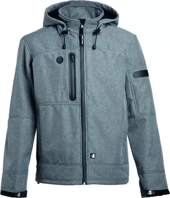 Veste softshell flores gris taille xxl
