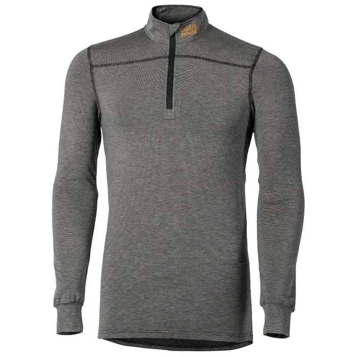 Veste thermique XXL Gris Goldfreeze en 7 % carbone de café, 7 % coton, 9 % élasthanne, 22 % viscose, 55 % polyester