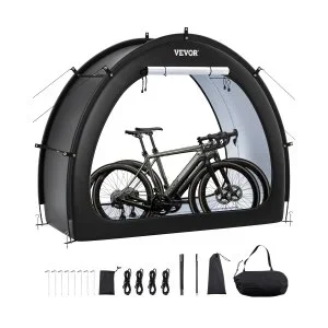 VEVOR Abri à Vélo Tente de Rangement pour 1-2 Vélos Étanche en Forme Éventail