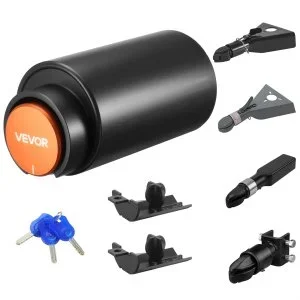 VEVOR Antivol Attelage Remorque Verrou Compatible avec Coupleurs 50,6 mm 58,6 mm