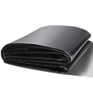 VEVOR Bâche Bassin 3×4,6 m Revêtement pour Étang Épaisseur 1,5 mm Pliable en EPDM Sous-couche Facile à Découper pour Étangs à Poissons, Carpes Koi, Jeux d&rsquo;Eau, Cascades, Fontaines, Jardins Aquatiques