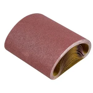 VEVOR Bande Abrasive, 202 x 485 mm, Bande de Ponceuse, Grain 80, Lot de 12 Bandes Abrasives en Oxyde d’Aluminium pour Ponceuses à Bande, Travail Ponçage du Bois, Acier, Aluminium, Métaux Non Ferreux