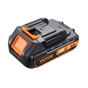 VEVOR Batterie pour Outil Sans Fil Lithium-ion 20 V 2,0 Ah Batterie de Remplacement pour Batteries d’Outils Électriques de Haute Capacité Compatible avec les Outils Outils Électriques Sans Fil 20 V