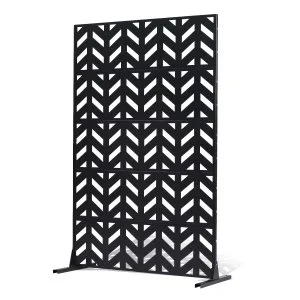 VEVOR Brise-vue Métal Panneau Intimité Extérieur Autoportant Patio 120×183 cm