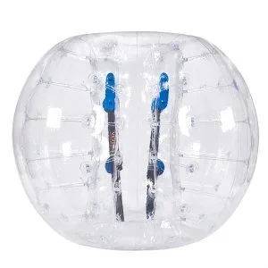 VEVOR Bulle Gonflable de 1,5 m Transparente, Balle Pare Chocs à Bulles en PVC pour Hamster Humain 0,8 mm d&rsquo;Épaisseur pour Adolescents et Adultes Jeux d&rsquo;Équipe en Plein Air Jouets Pare-chocs Jardin
