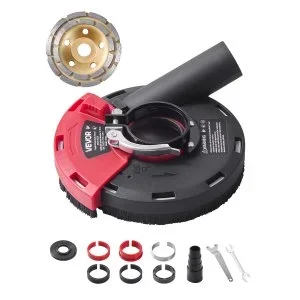 VEVOR Capot de Protection pour Meuleuse d’Angle 100-125 mm avec Meule 125 mm