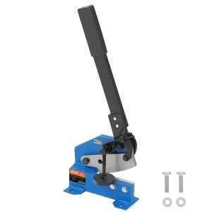 VEVOR Cisaille Tôle Manuelle 110 mm Coupe-tôle d&rsquo;Établi Traitement de Tôle Q235