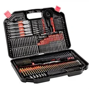 VEVOR Coffret de Forets et d’Embouts de Perceuse 246PCs Kit de Perçage Tournevis