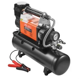VEVOR Compresseur d’air robuste réservoir 6 L gonfleur pneu 180 L/min 10,3 bar