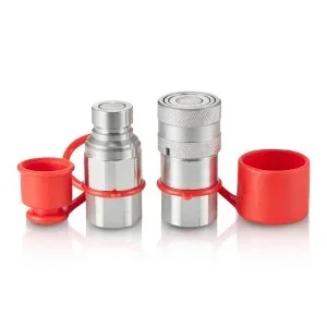 VEVOR Coupleur Hydraulique Raccord Rapide 1/2&Prime; NPT 1 Paire Chargeuse Compacte
