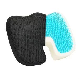 VEVOR Coussin de Siège Gel Rafraîchissant Mousse Mémoire pour Soulager Pression