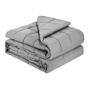 VEVOR Couverture Lestée Couette Lourde 9,2 kg 223,5 x 264 cm Toutes Saisons Gris