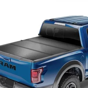 VEVOR Couvre-Benne à Trois Volets Couvre-Tonneau pour Ram 1500 2009-2024 LED