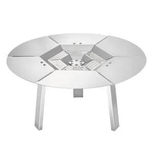 VEVOR Déflecteur Chaleur pour Foyer Solo Stove Ranger 50,8 cm Acier Inoxydable