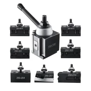 VEVOR Ensemble poteaux d’outil à changement rapide 8 pcs mini-tour 254-381 mm