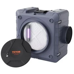 VEVOR Épurateur d’air avec machine à air négatif empilable 3 étapes 800 CFM