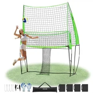 VEVOR Filet d&rsquo;entraînement de volley-ball portable pour intérieur et extérieur