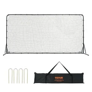 VEVOR – filet de rebond de football 12×6 pieds, équipement d&rsquo;entraînement de football en fer, sac Portable
