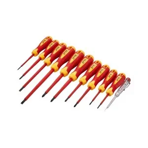 VEVOR Jeu de Tournevis Isolés 11PCs Ensemble d&rsquo;Outils Isolés pour Électriciens