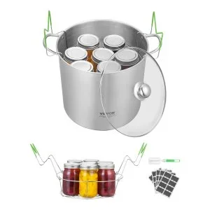 VEVOR Kit de démarrage pour mise en conserve marmite à conserves avec grille
