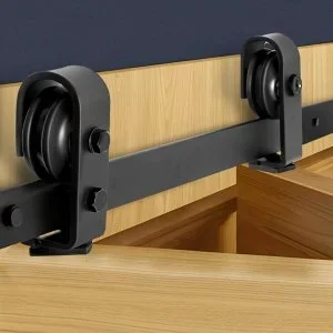 VEVOR Kit Quincaillerie de Porte de Grange Coulissante Pliante Fluide 1320 mm