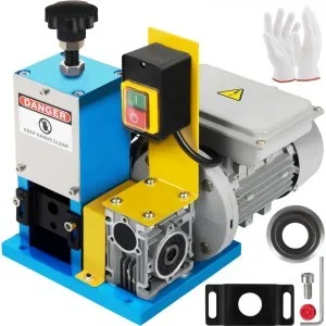 VEVOR Machine à Dénuder électrique 180 W 1,5-25 mm Pince à Dénuder Electrique avec Lame Haute Efficacité de Dénudage Outil pour Recycler Fils de Cuivre/Enlever Isolant en plastique Caoutchouc des Fils