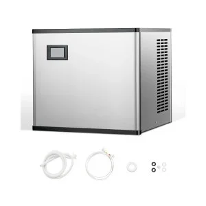VEVOR Machine à Glaçons Capacité 136 kg/24 h Autonettoyante Tête Uniquement