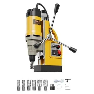 VEVOR Perceuse Magnétique Perceuse à Colonne 1400 W 12800 N Dia. d’Alésage 50 mm