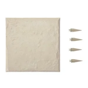 VEVOR Pierres Marche Jardin Dalles de Pas Pavé Allée 16 PCS 39,5×39,5 cm Beige