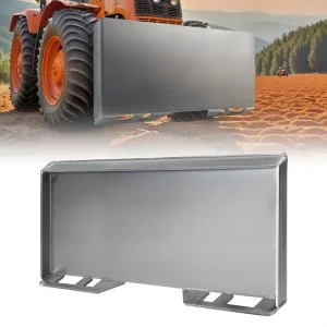 VEVOR Plaque de fixation universelle pour chargeuse compacte 9,5 mm Deere Bobcat