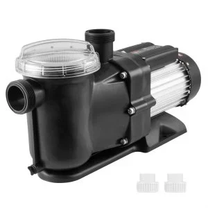 VEVOR Pompe de piscine hors sol, 1200W/1.5 HP, pompe de piscine à vitesse unique 100 GPM, vitesse 2850 tr/min, pompe de piscine à tête élévatrice 15 m max. avec panier filtrant, pour piscines hors sol, spas