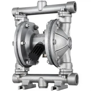 VEVOR Pompe pneumatique à double membrane 45 L/min avec entrée et sortie de 12,7 mm
