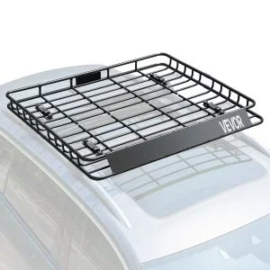 VEVOR Porte-bagage voiture galerie de toit panier 1095 x 1270 x 105 mm 68 kg