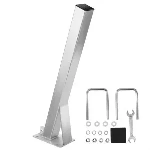 VEVOR Poteau de Support de Treuil Remorque Bateau 76 x 76 x 863 mm Boulons en U