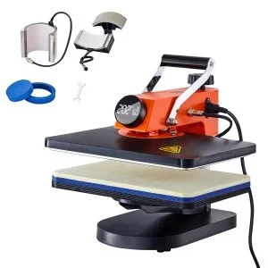 VEVOR Presse à Chaud 30,5×38 cm 5-en-1 Transfert par Sublimation pour T-shirt