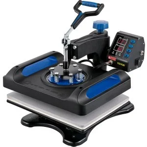 VEVOR Presse à Chaud 30 x 38 cm Machine de Sublimation de Transfert de Chaleur Numérique 1000 W Machine d’Impression Textile Presse à Imprimer