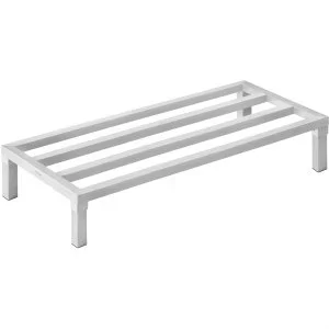 VEVOR Rack Calage Aluminium Support Stockage Commercial Soudé 121,9×50,8×20,3 cm