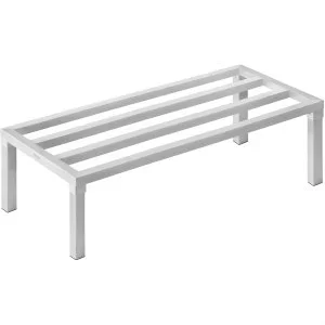 VEVOR Rack Calage Aluminium Support Stockage Commercial Soudé 121,9×50,8×30,5 cm