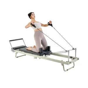 VEVOR Reformer Pilates Pliable Machine de Pilates avec Résistance Domicile Gym