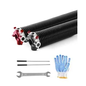 VEVOR Ressorts torsion pour porte garage 1 paire Φ5,94xΦ50,8×787 mm 16000 cycles