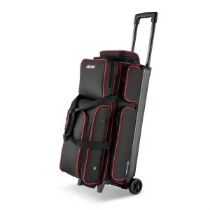 VEVOR Sac de Bowling à Roulettes Capacité 3 Boules avec Compartiment Chaussures