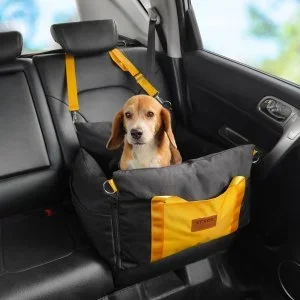 VEVOR Siège d&rsquo;auto pour chiens de petite taille animaux de compagnie 11 kg noir