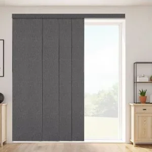 VEVOR Store à Panneaux Japonais Extensible 116-218 cm de Largeur Réglable Gris