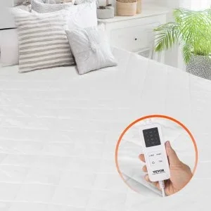 VEVOR Surmatelas Chauffant Chauffe-lit Électrique 150×160 cm Arrêt Automatique